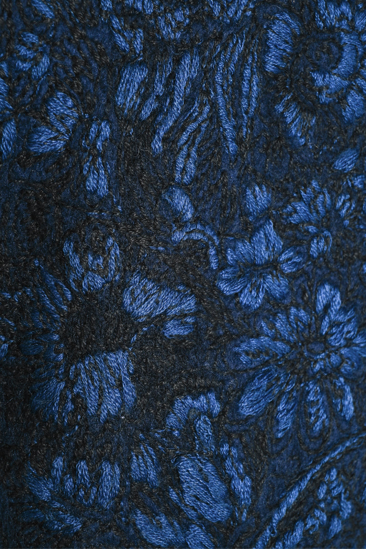 Valentino Size XS Floral Embroidered Wool-Blend Sweater