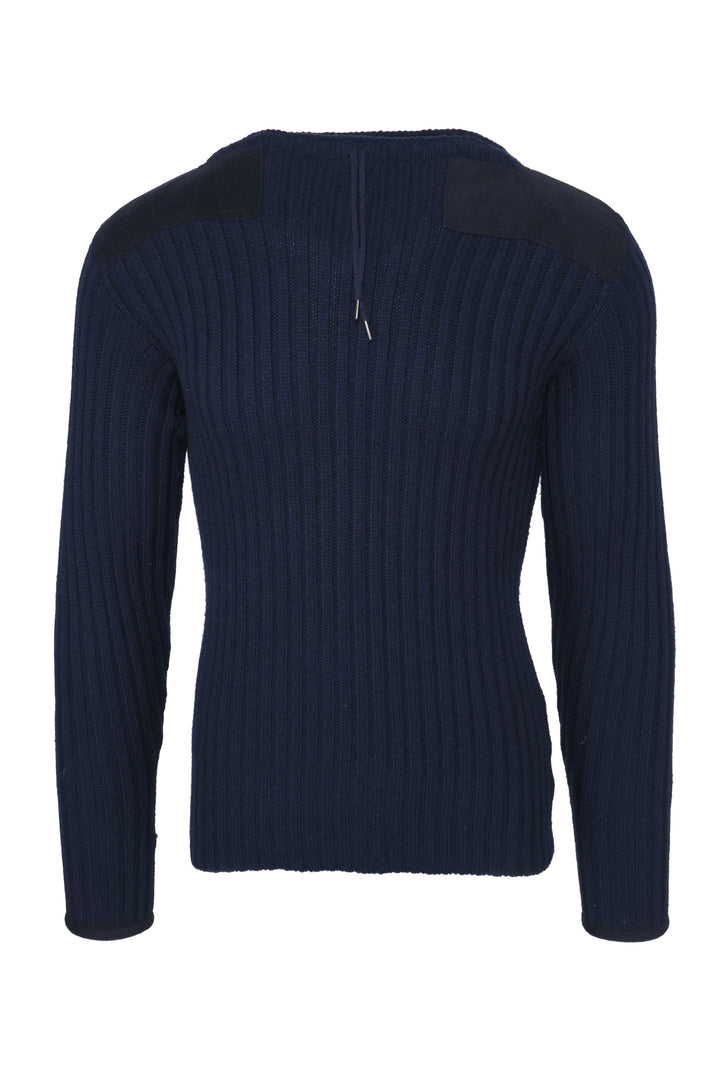 N.Peal London Size S Men's 007 Ribbed Army Sweater