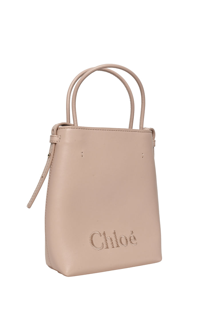 Chloe Micro Sense Tote Crossbody