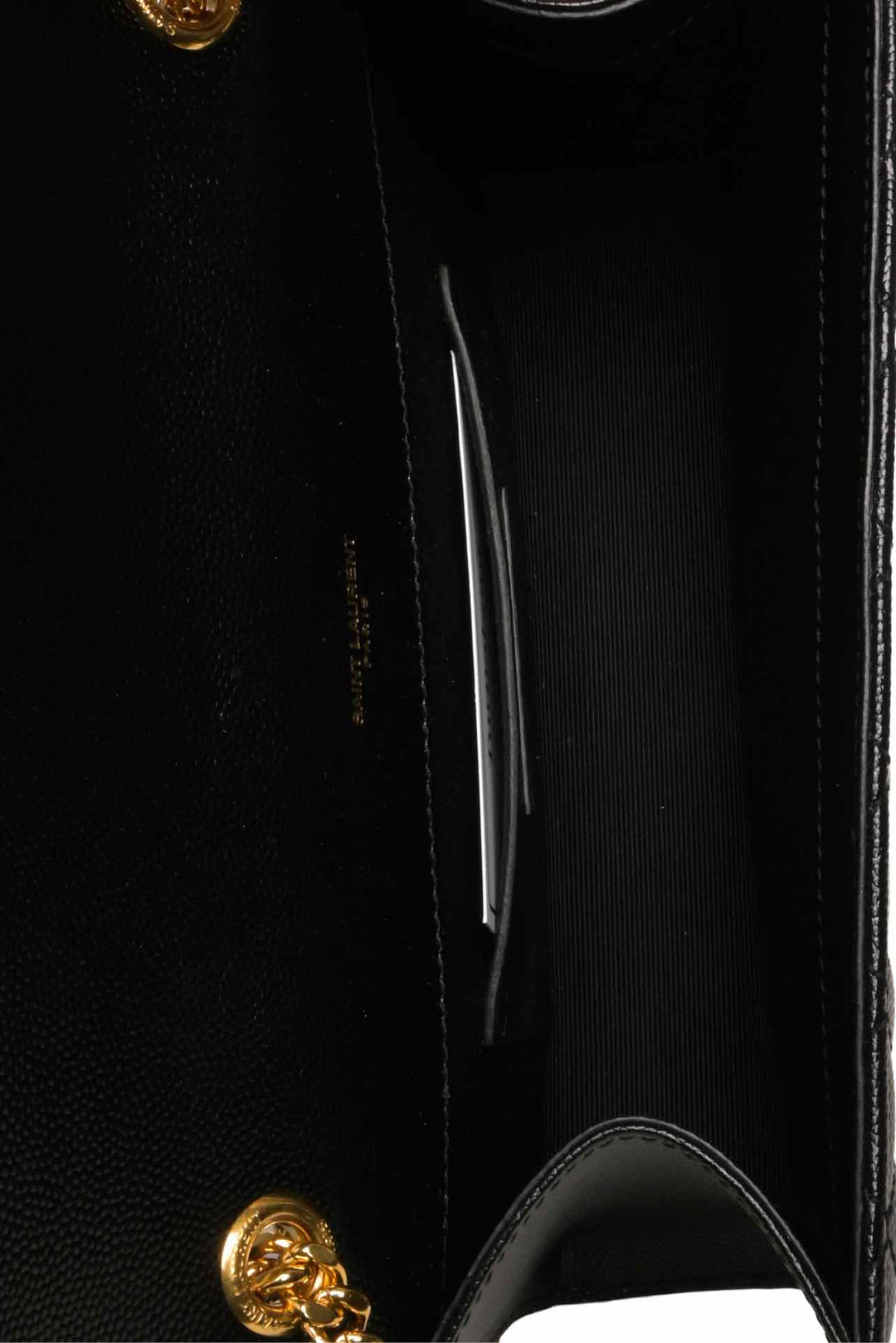 Saint Laurent Grain De Poudre Embossed Leather Small Envelope Shoulder Bag