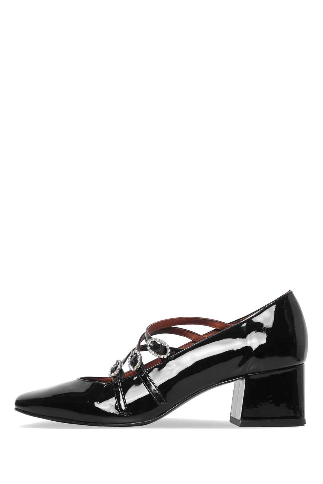 Reformation Size 8.5 Mimi Patent Crystal Mary Jane Pumps