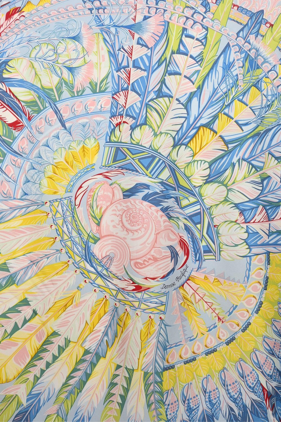 Hermes Danse Pacifique Silk Scarf