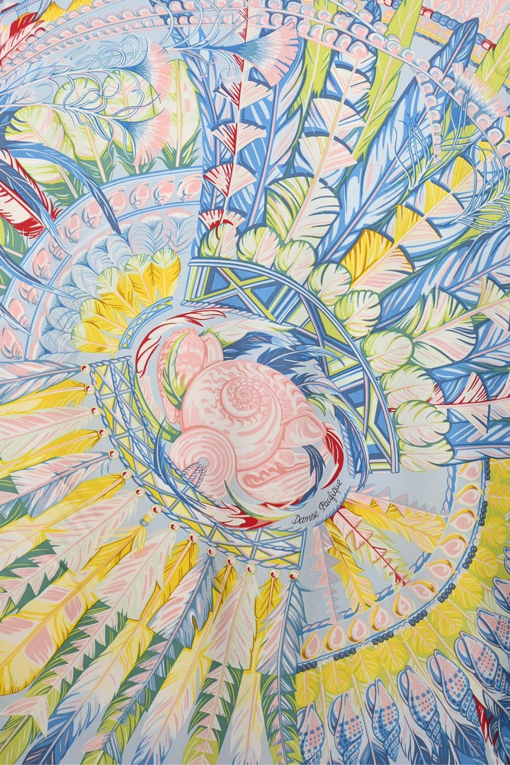 Hermes Danse Pacifique Silk Scarf