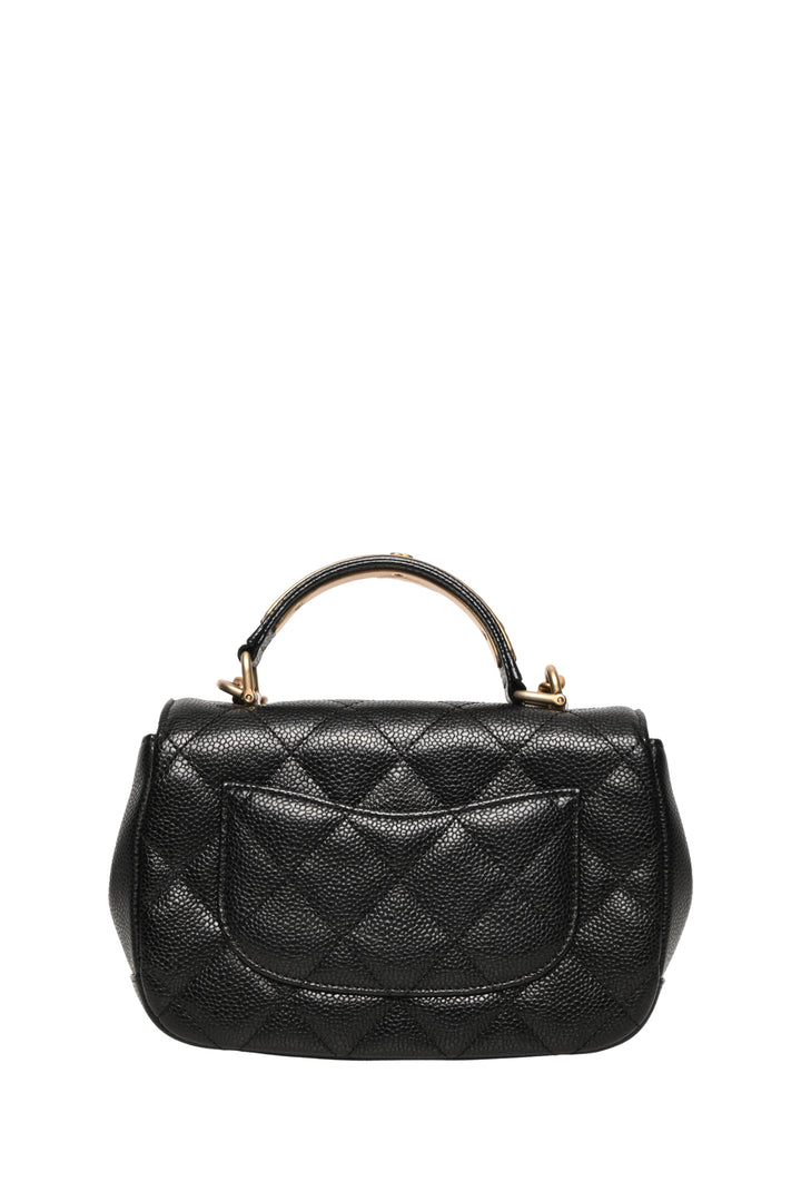 Chanel Caviar Carry Around Flap Bag