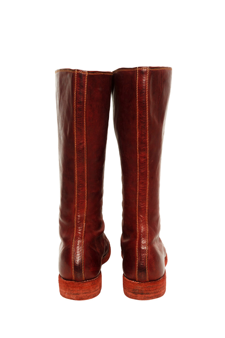 GUIDI Size 37 410 Front Zipper High Boots