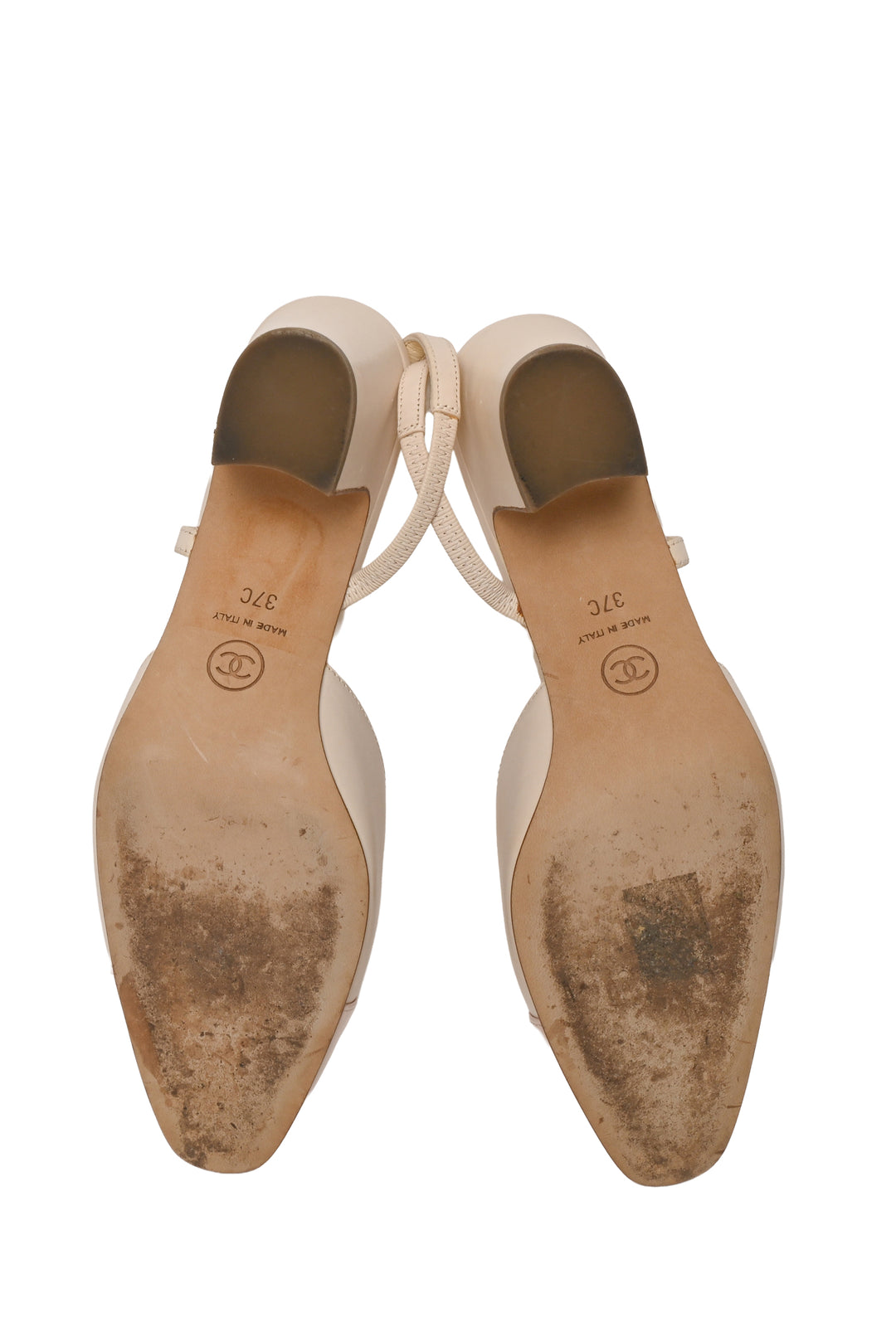 Chanel Size 37 Slingback Pumps