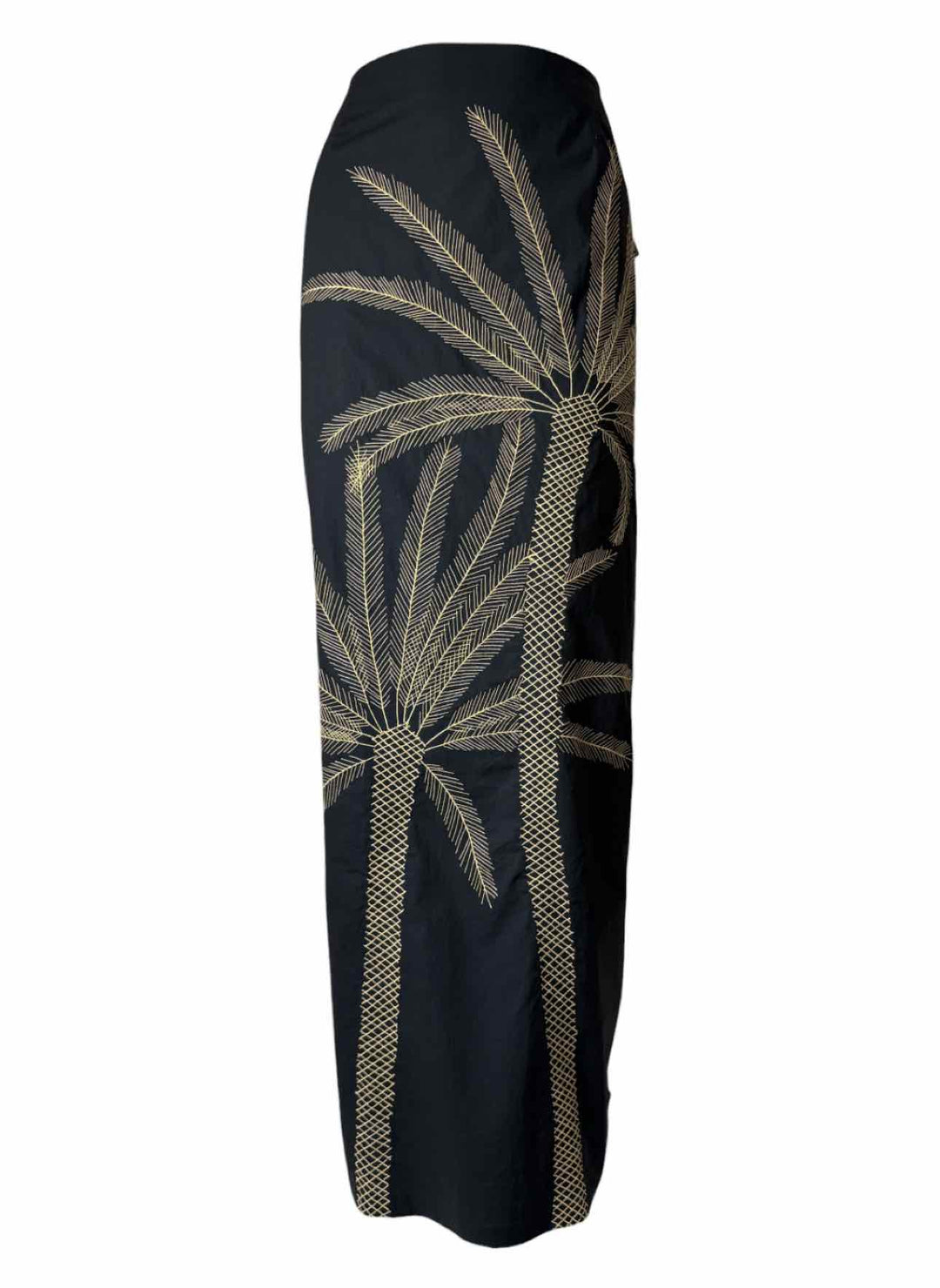 Le Sirenuse Size 44 Embroidered Palm Tree Skirt