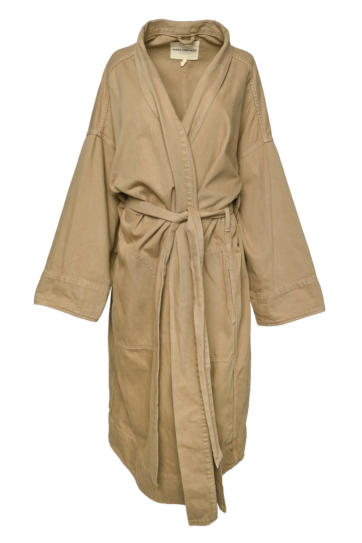 Mara Hoffman Size 3X Adrian Organic Denim Coat