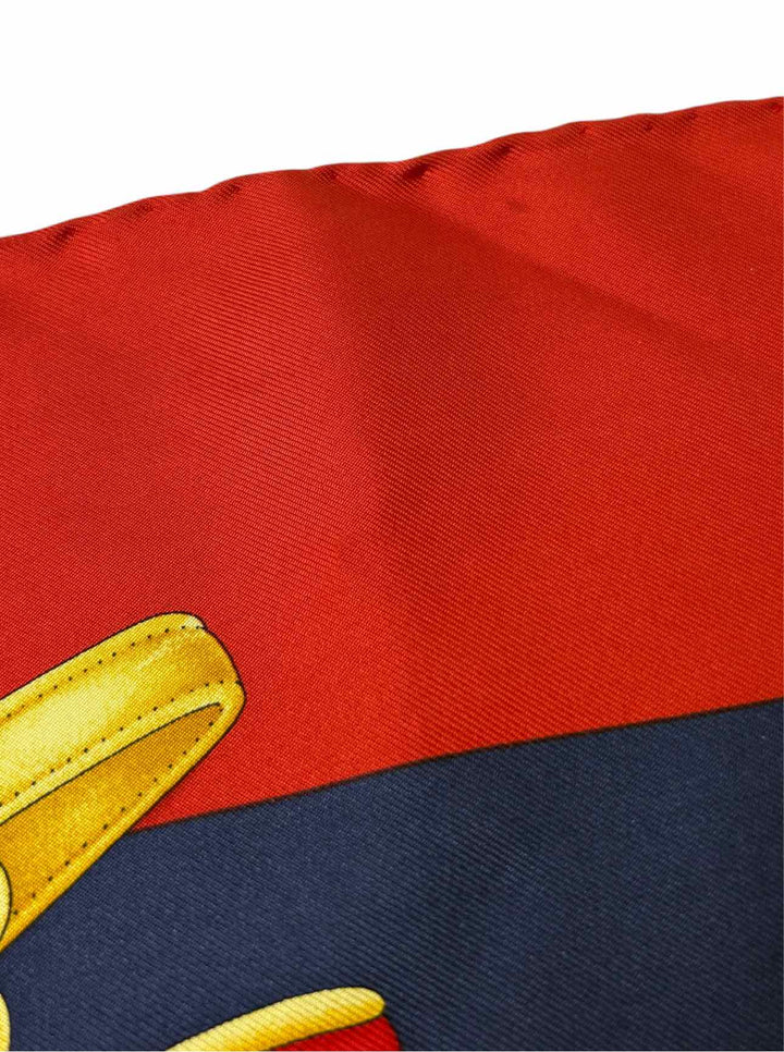 Ferragamo Iconic Shoe Pattern Silk Scarf