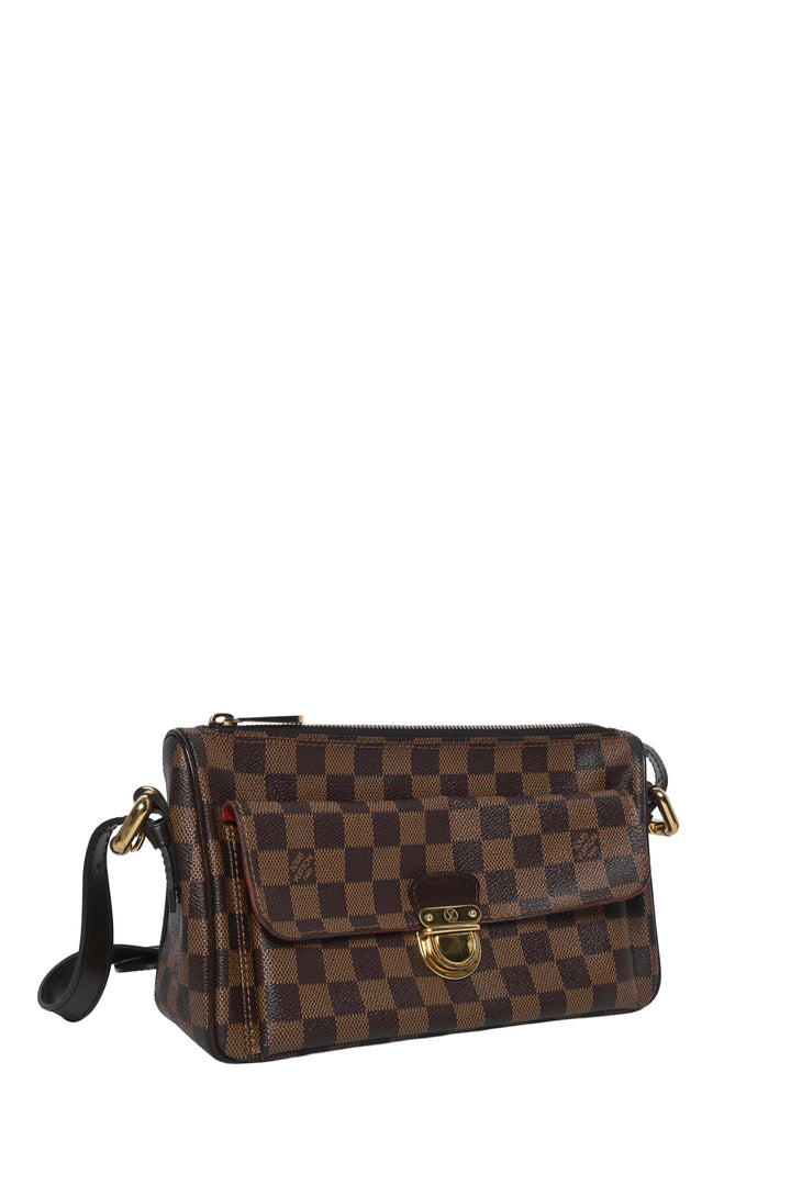 Louis Vuitton 2005 Damier Ebene Canvas Ravello GM Shoulder Bag