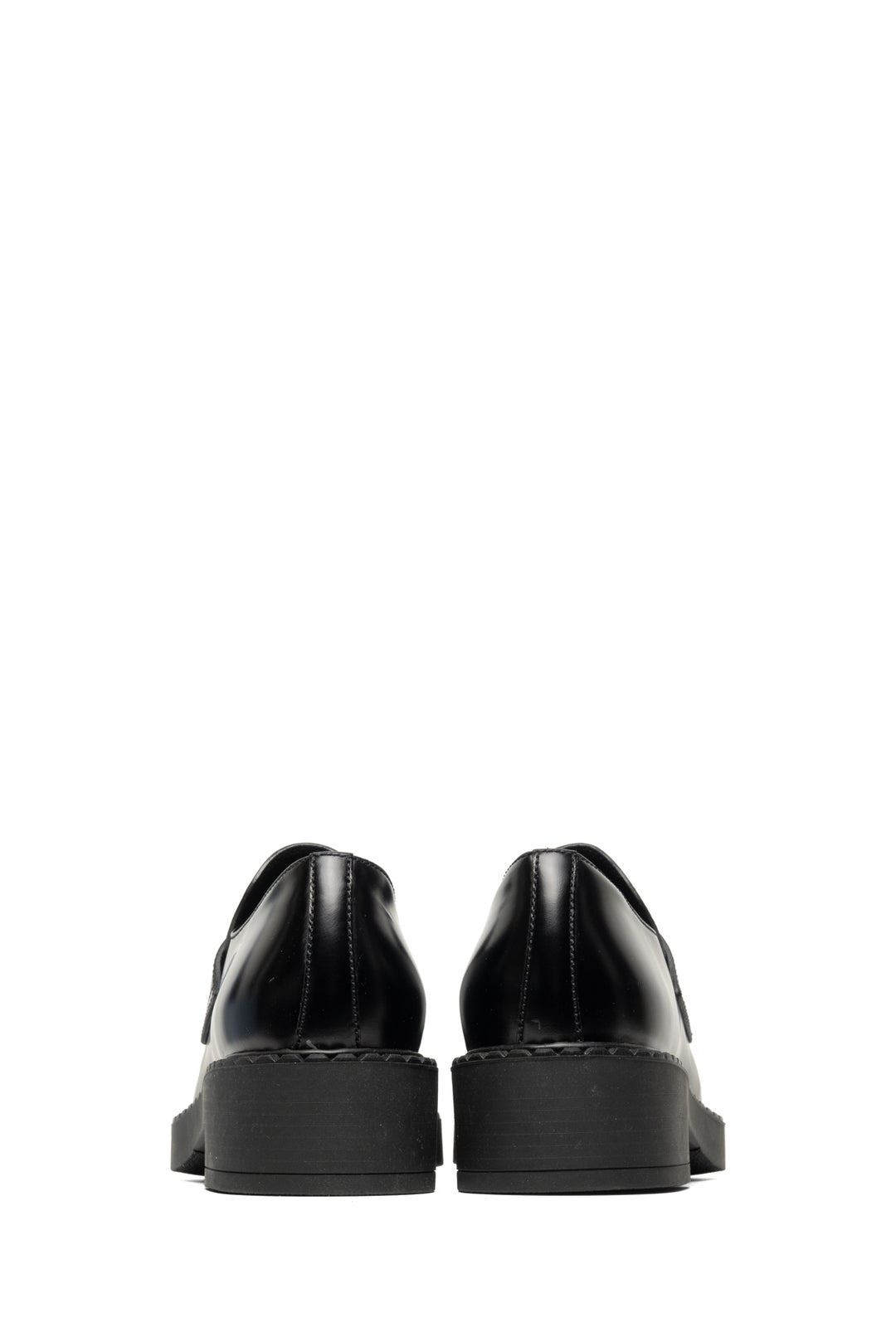 Prada Size 38 Chocolate Brushed Leather Loafers