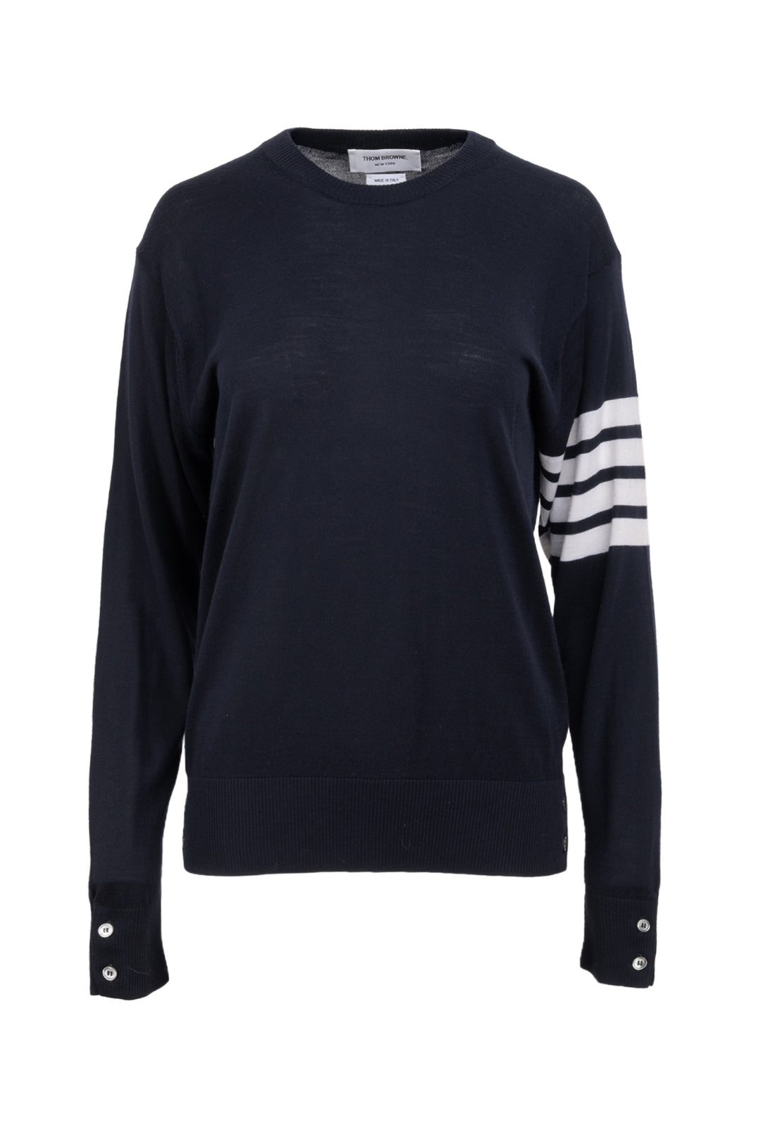 Thom Browne Size 2 Men's 4 Bar Wool Sweater