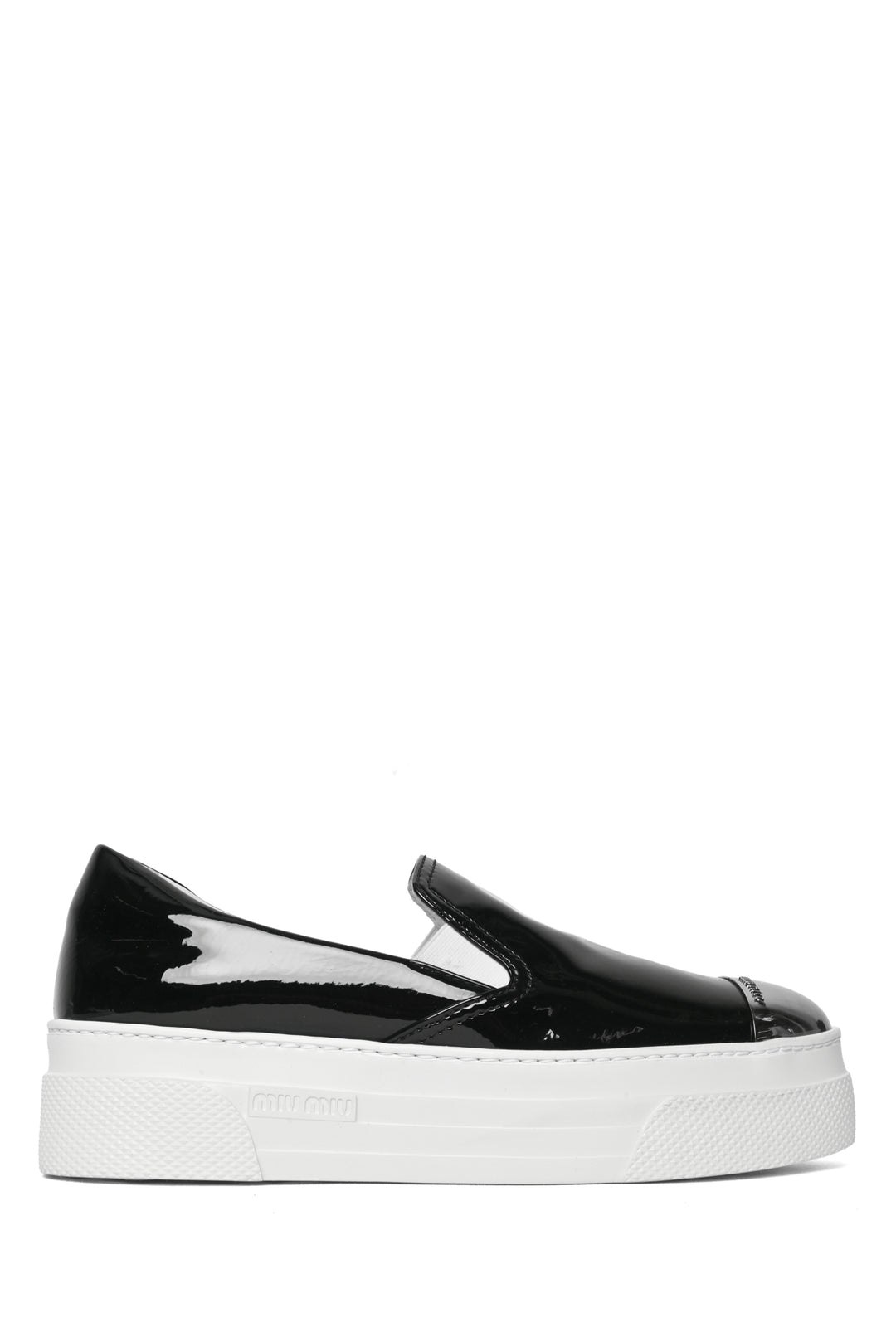 Miu Miu Size 38 Patent Slip-On Sneaker