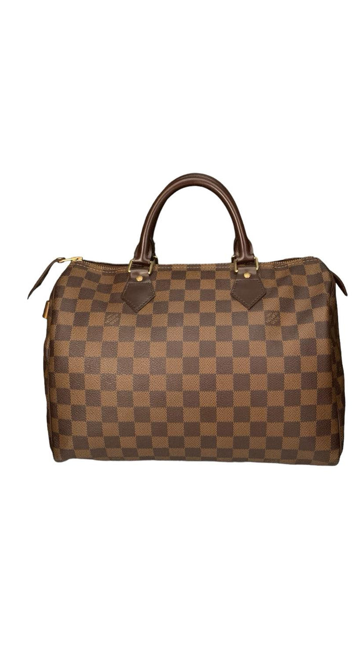 Louis Vuitton Damier Ebene Speedy 30  Purse