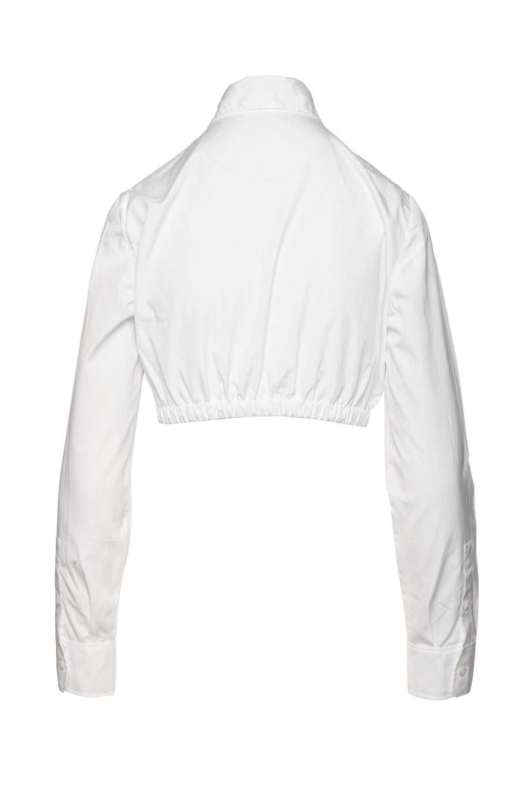 Prada Size 38 2021 Logo Cropped Shirt