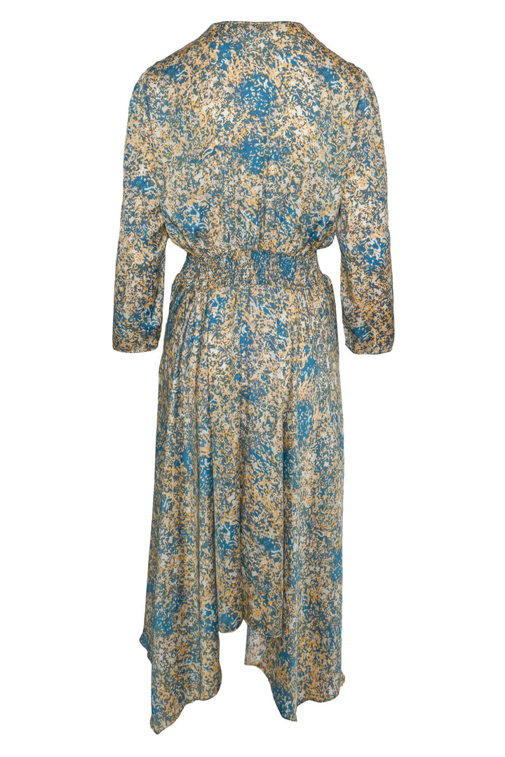maje Size 42 Printed Maxi Dress