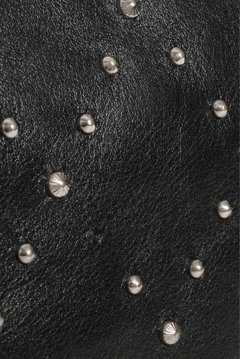 Alexander Mcqueen Studded Padlock Skull Clutch