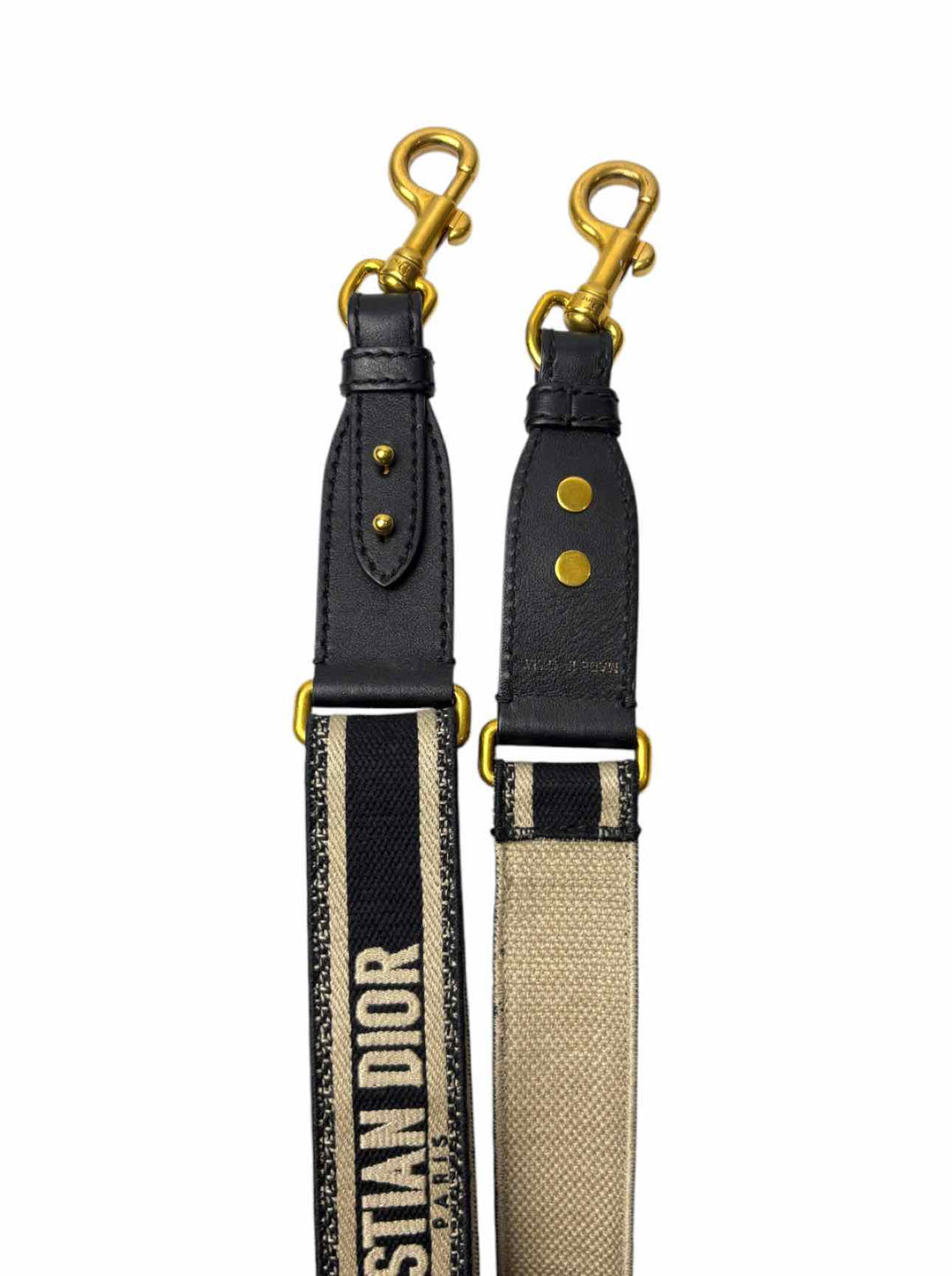 Christian Dior Canvas & Leather Logo Shoulder Bag Strap Misc