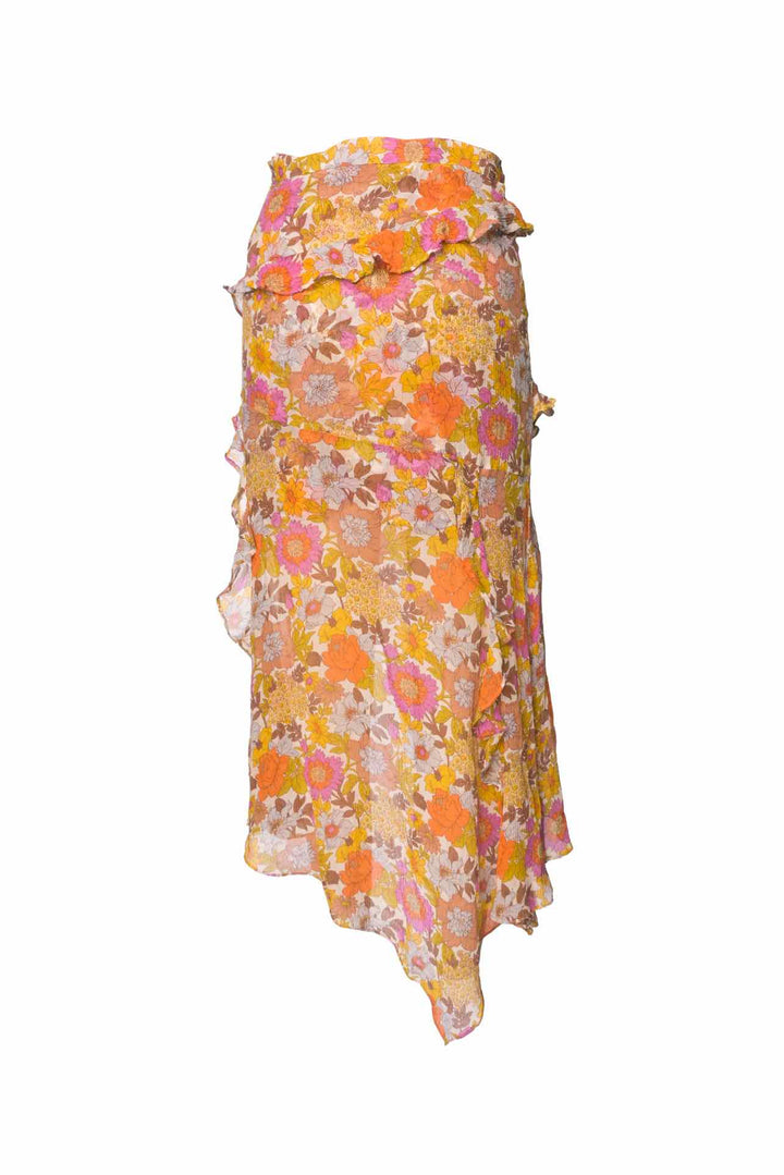 Veronica Beard Size 0 Floral Midi Skirt