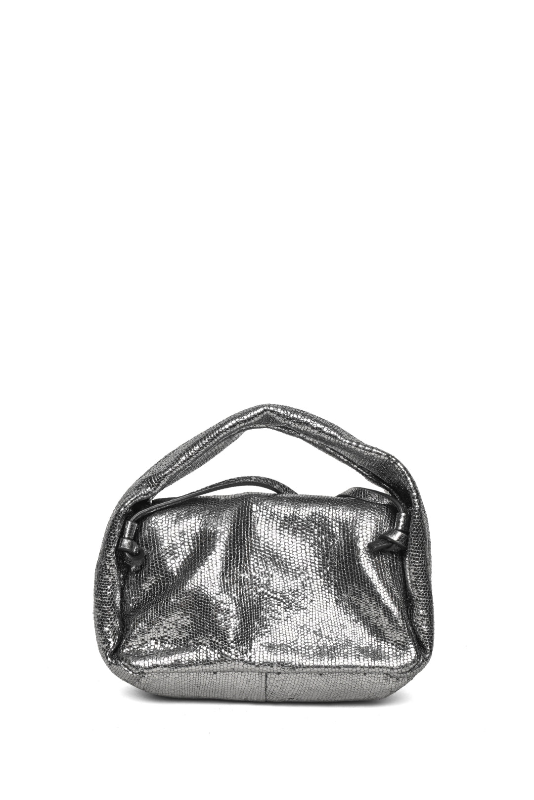 DEMELLIER LONDON Metallic Sheepskin Leather Mini Lisbon Crossbody Clutch