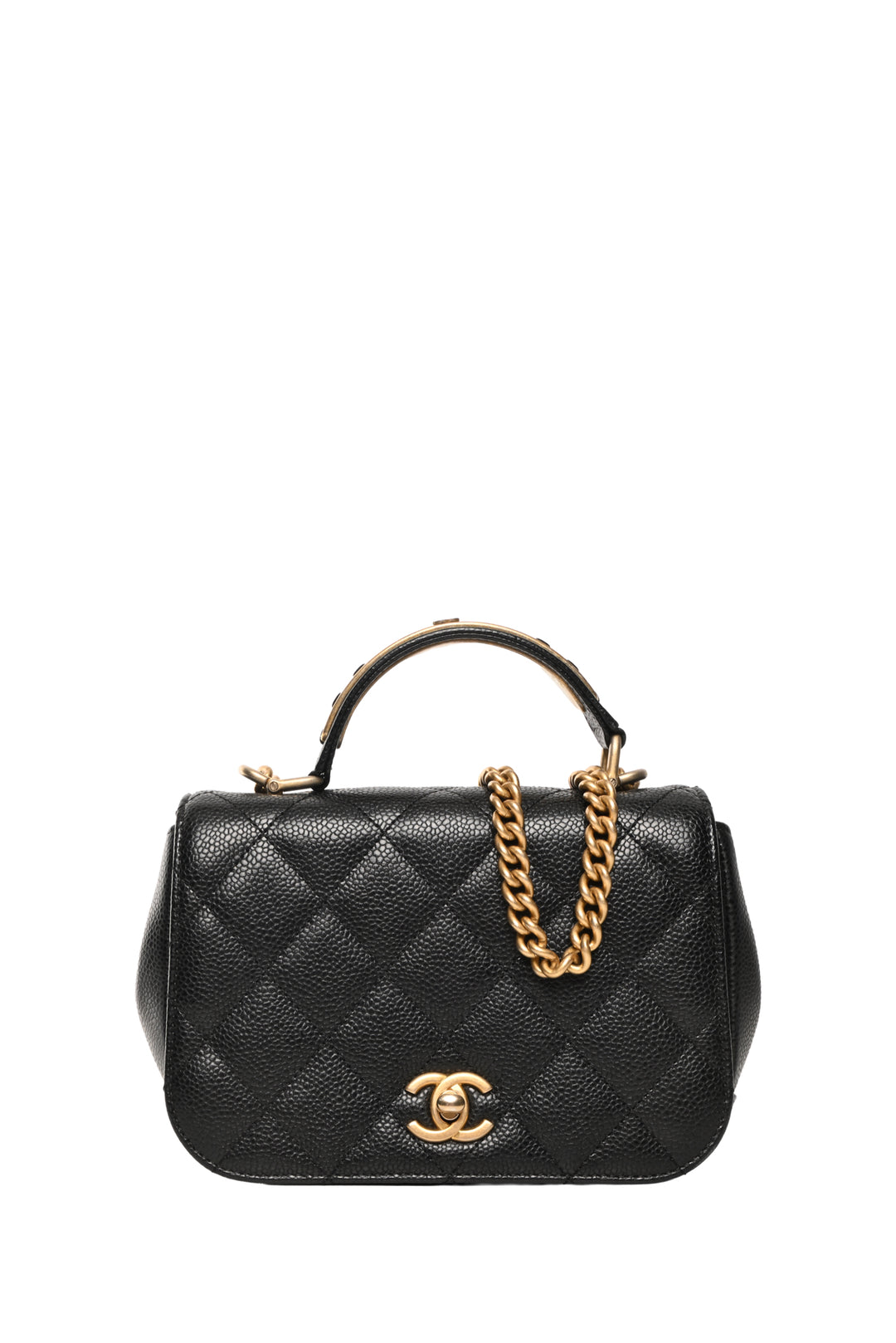 Chanel Caviar Carry Around Flap Bag