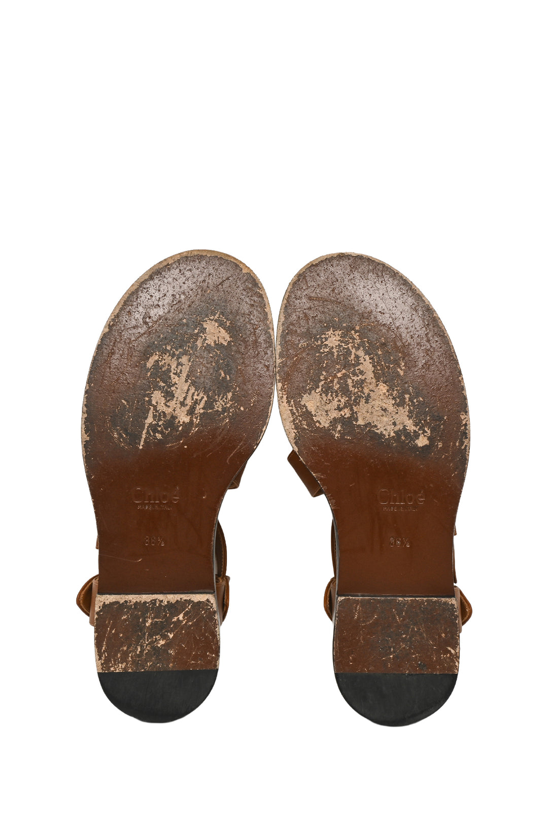 Chloe Size 36.5 Strappy Leather Sandals