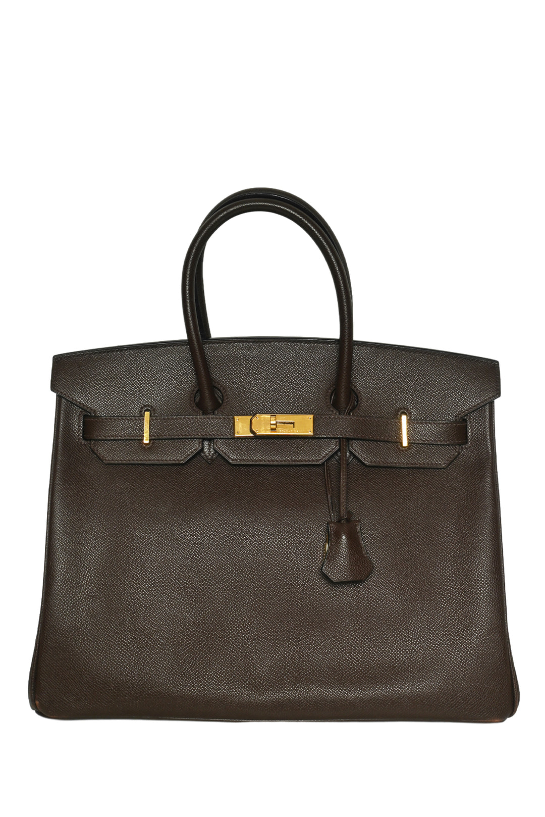 Hermes 2006 Birkin 35 in Chocolate Togo Leather