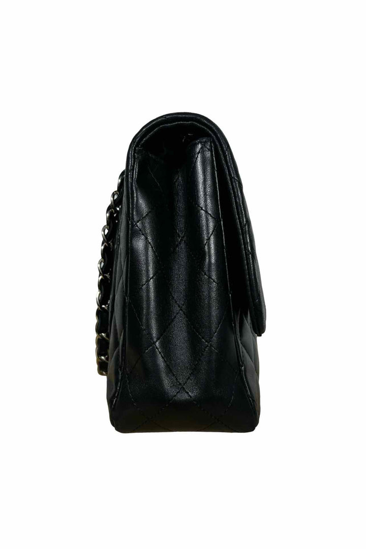 Chanel 2009 Quilted Jumbo Lambskin Single Flap Bag