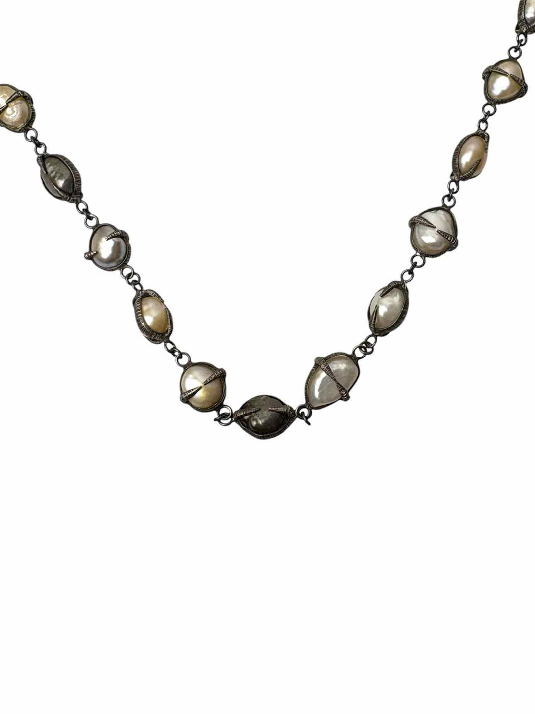 Balaam 925 Pearl Spike Necklace