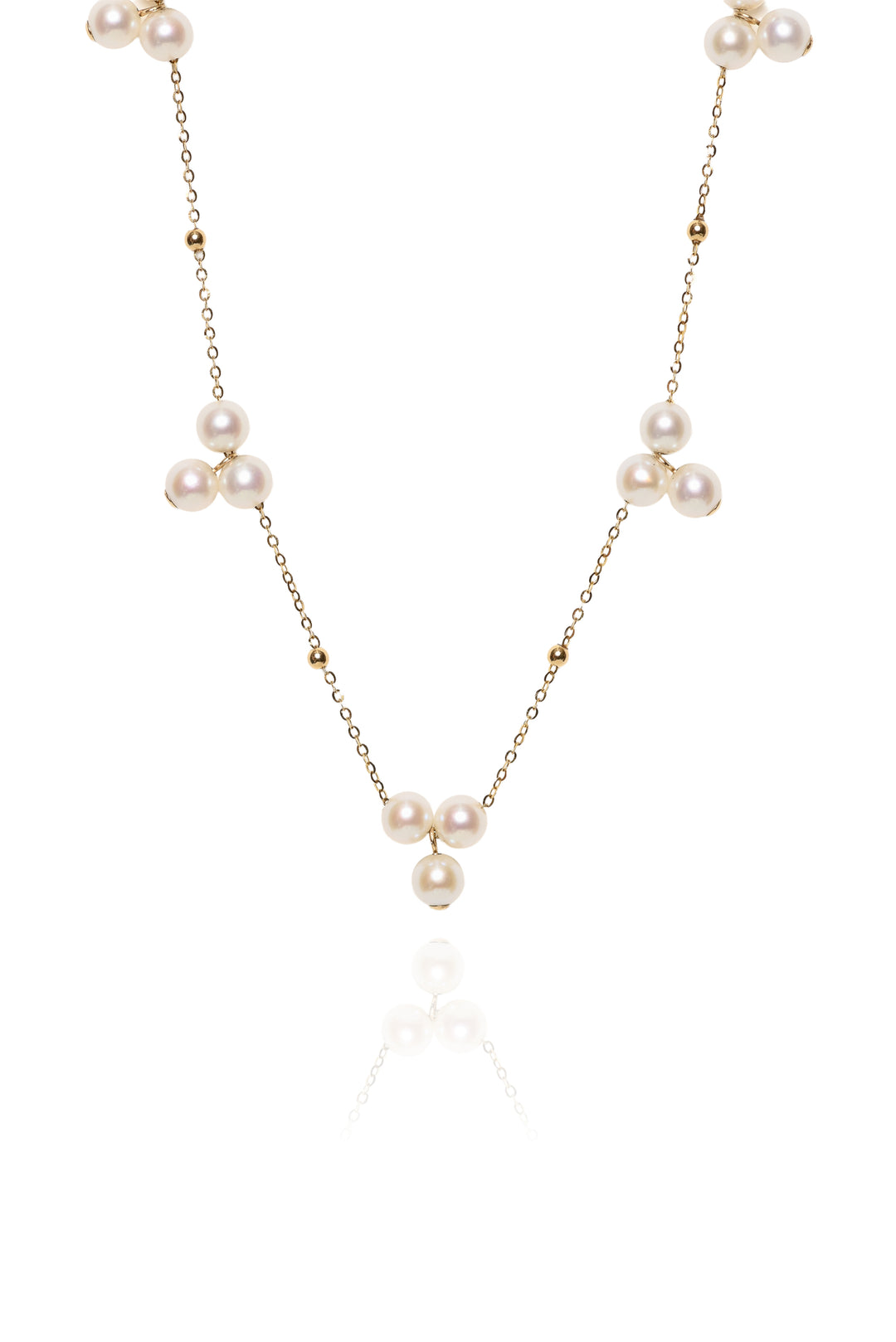 Gingiberi 18K Yellow Gold Seedling Aurora Pearl Necklace