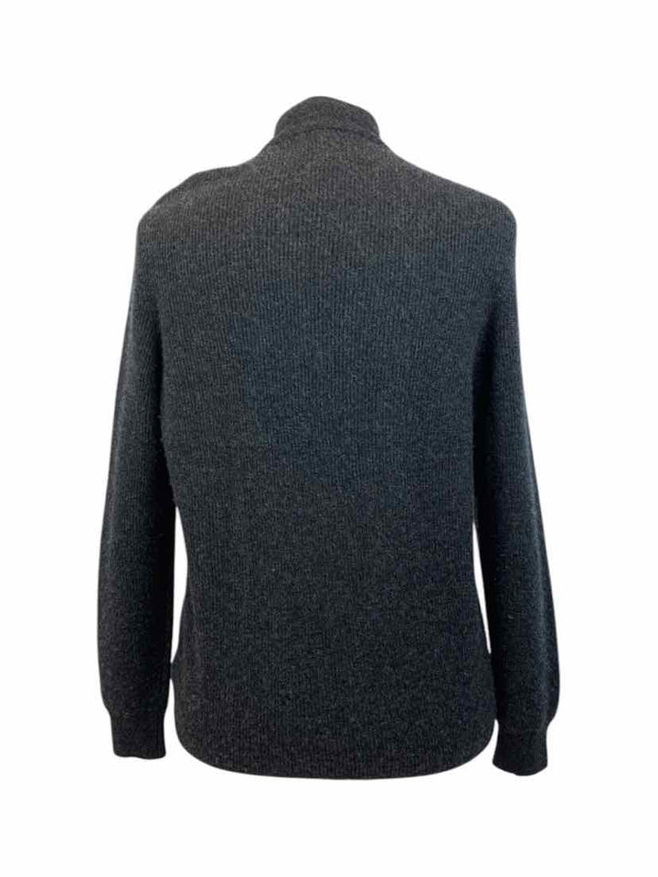 Black Goat Size L Men's Cashmere Knit Jacket