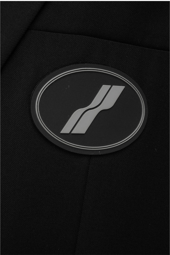 Welldone Oversized Logo Suit Blazer