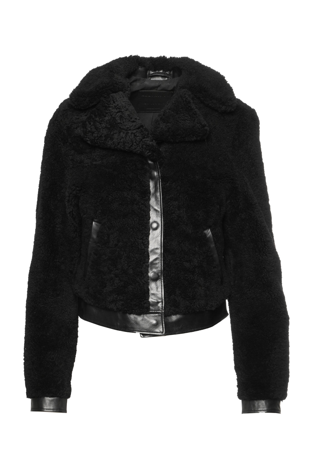 All Saints Size 4 Madsen Shearling Jacket