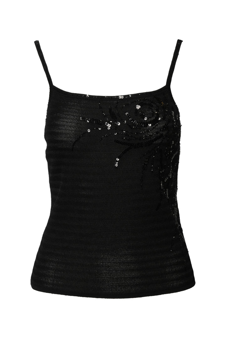 Escada Size XS Embellished Tank & Sheer Cardigan Set