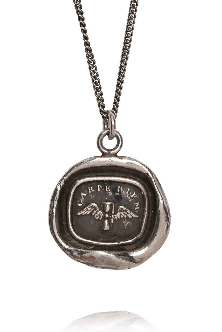 Pyrrha Size Carpe Diem Pendant Necklace