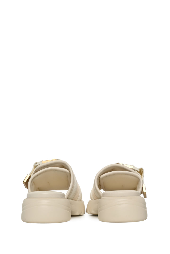 Bottega Veneta Size 39 Nylon Flash Slides