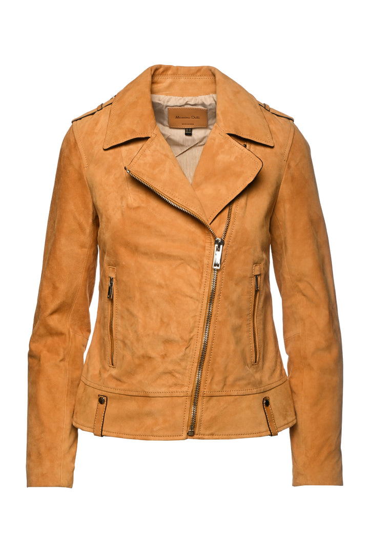 Massimo Dutti Size XS Suede Moto Jacket