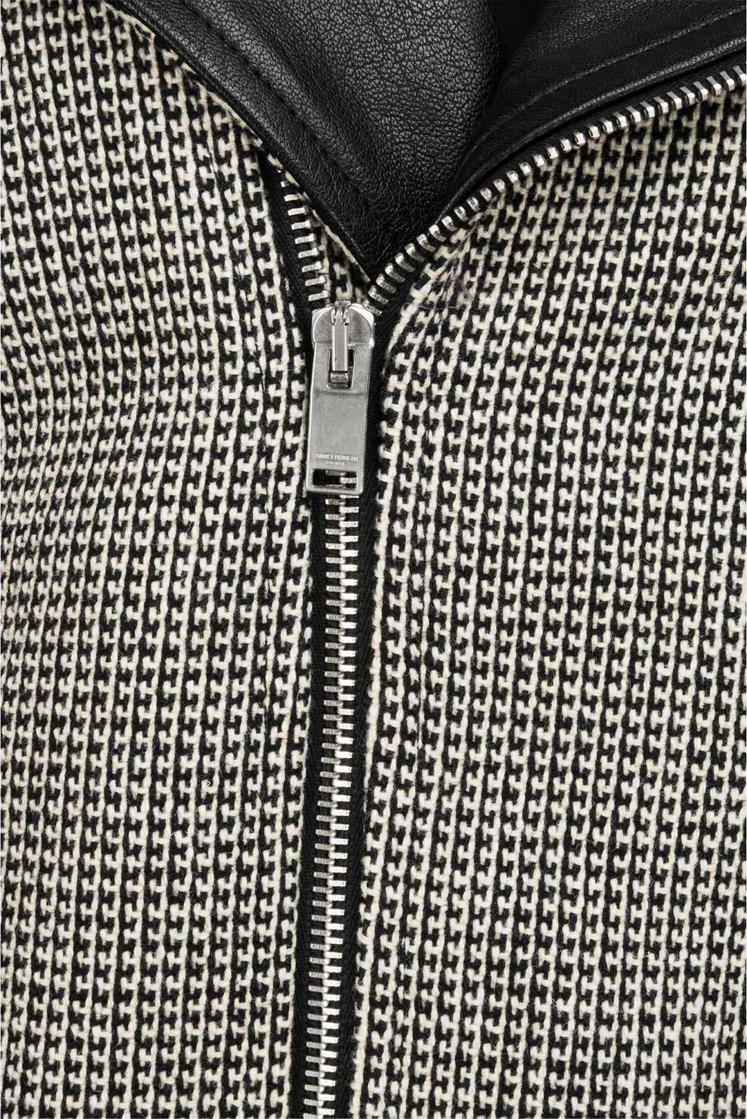 Saint Laurent Size 44 Men's 2014 Wool Tweed Bomber Jacket
