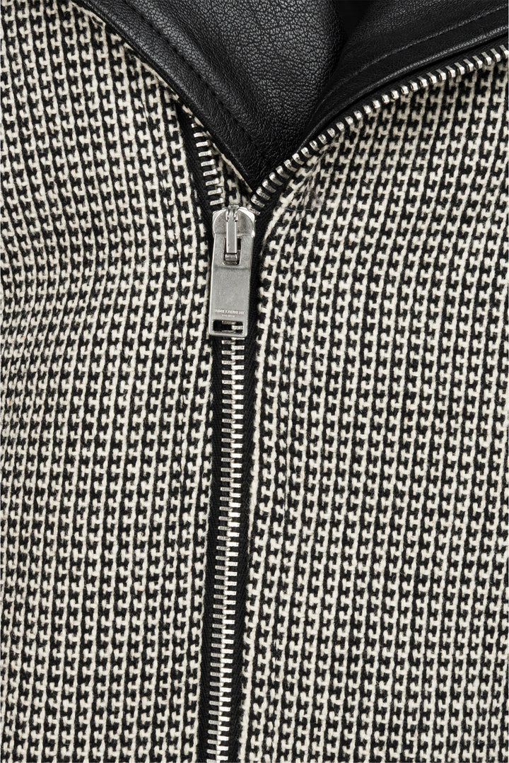 Saint Laurent Size 44 Men's 2014 Wool Tweed Bomber Jacket