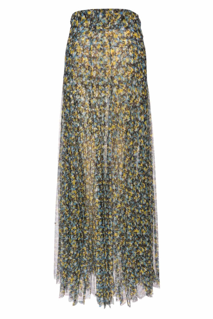 Philosophy Di Lorenzo Serafini Size 6 Floral Tulle Pleated Skirt