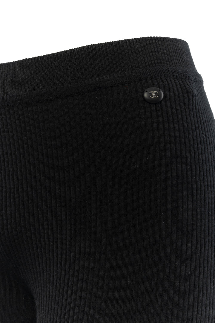 Chanel Size 36 Ribbed Knit Leggings