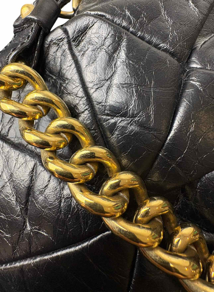 Marc Jacobs Original Small Quilted Leather Stam Kiss-Lock Chain  Purse