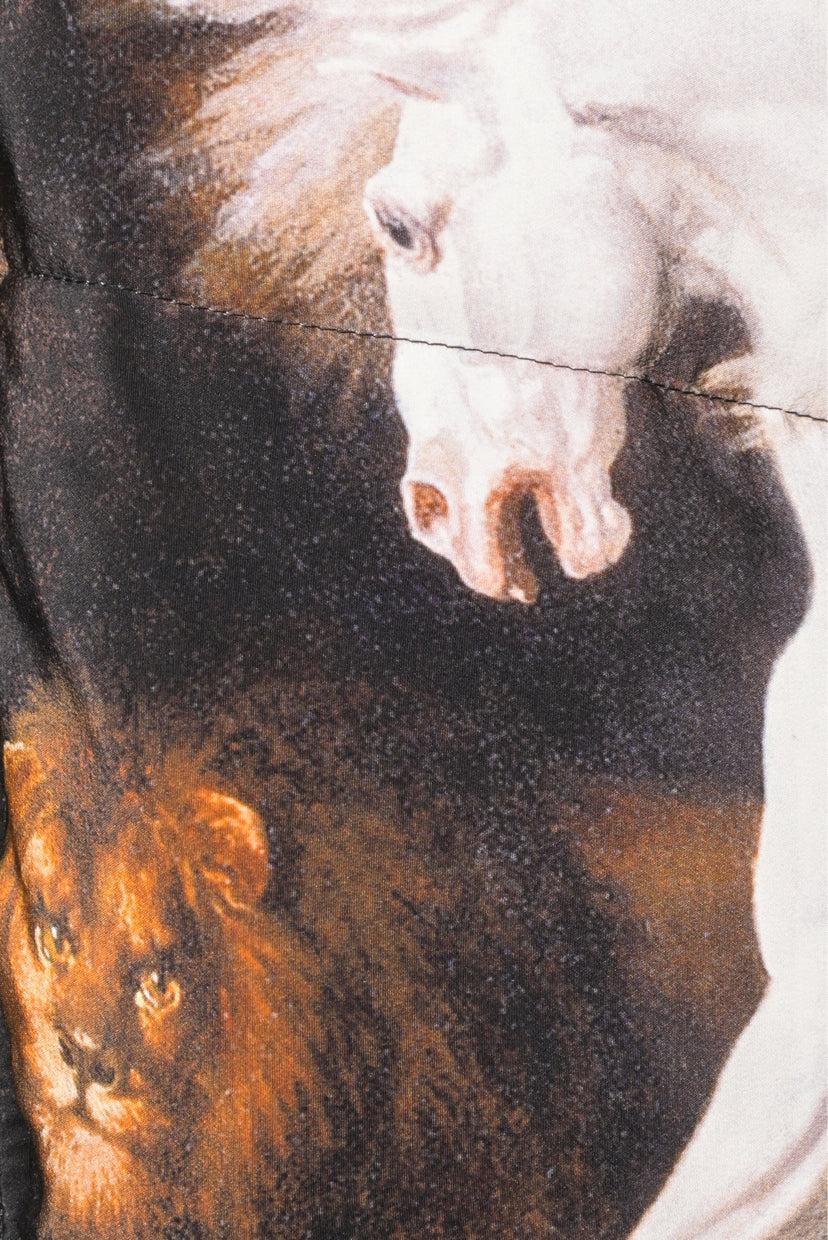 Stella Mccartney Size 34 2017 Lion & Horse Puffer Vest