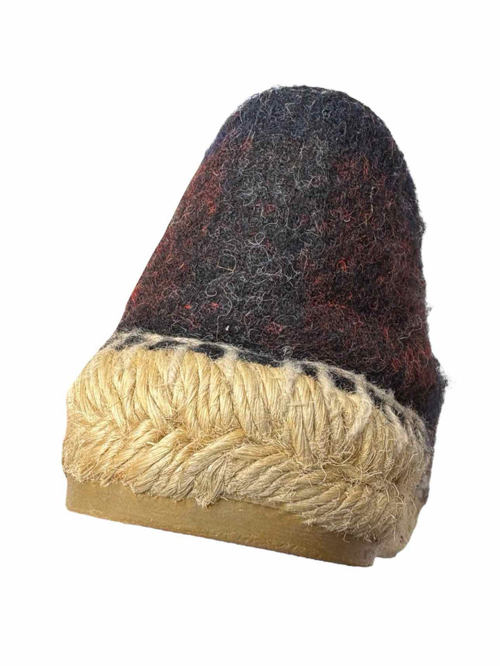 Chanel Wool Logo Espadrilles Size 37 Flats