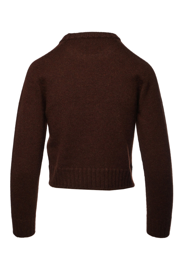 Celine Size S Embroidered Logo Cashmere Sweater