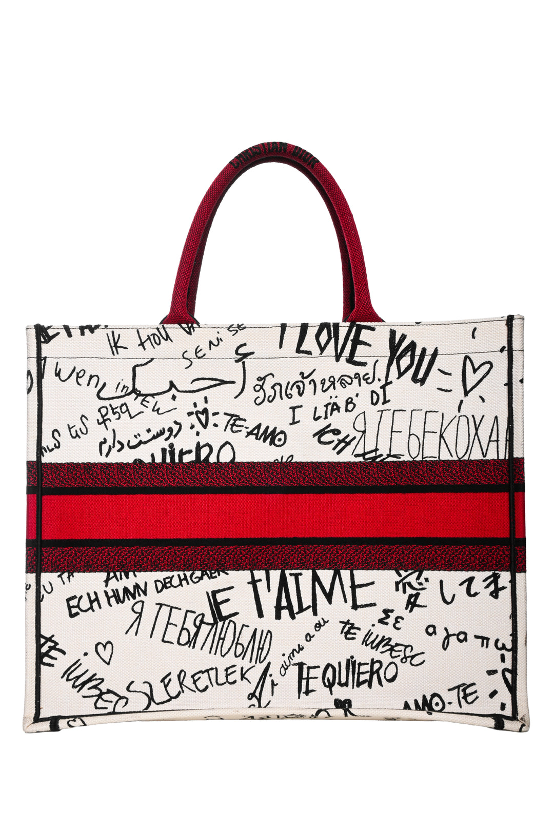 Dior Large Graffiti Book Tote