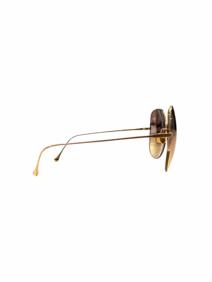 Dita Gold Square Frame Sunbeam Eyewear