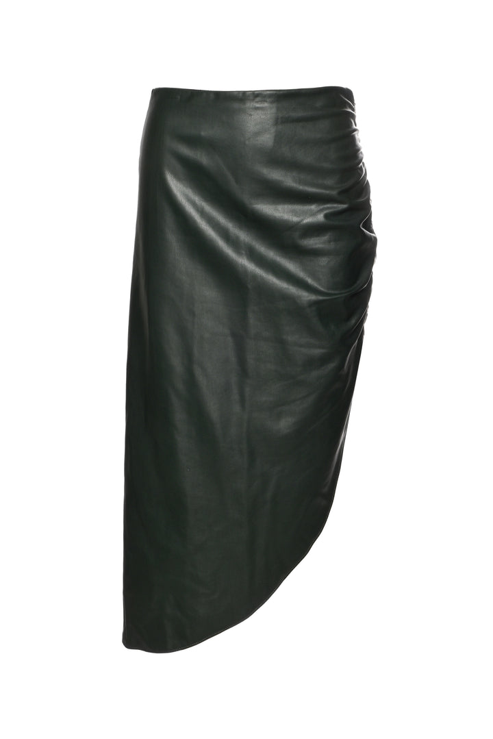 Veronica Beard Size 6 Faux Leather Midi Skirt