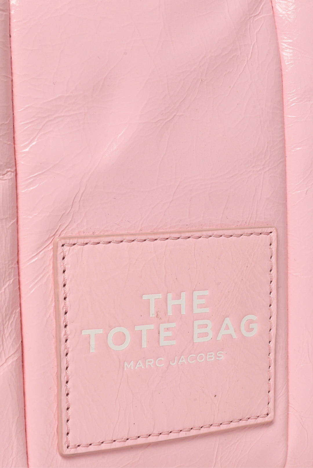 Marc Jacobs The Shiny Crinkle Puffed Leather Small Tote