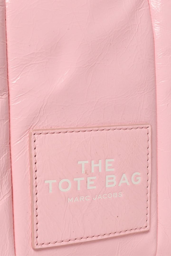 Marc Jacobs The Shiny Crinkle Puffed Leather Small Tote